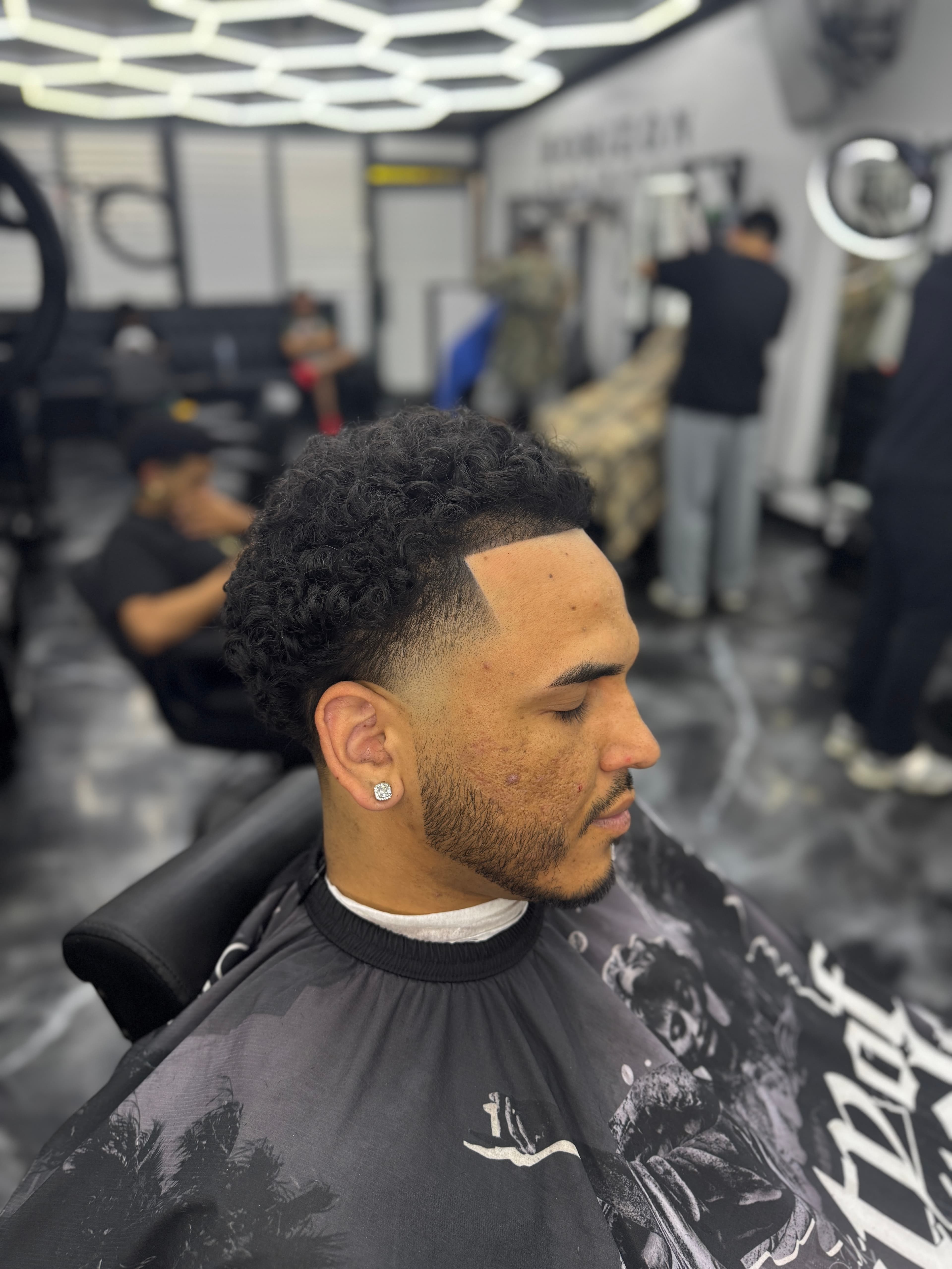 Curly Fade Haircut